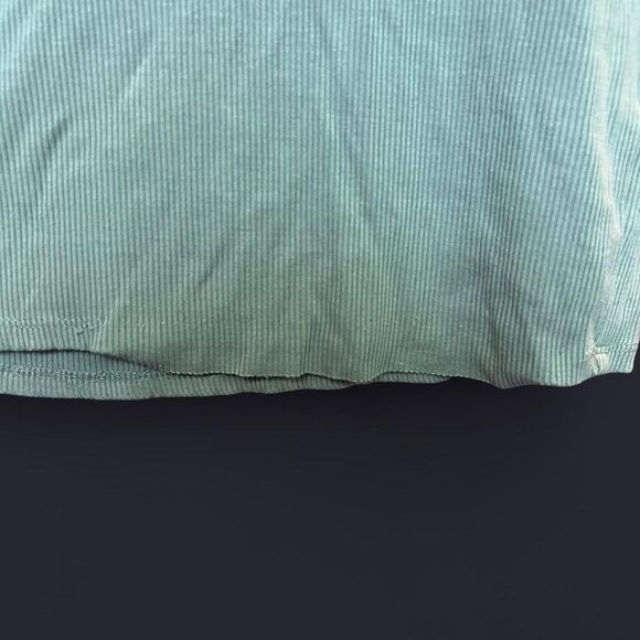 Vintage Y2K Guess Women's Green Mini T-shirt Dress Rhinestone mcbling Small - Picture 7 of 7